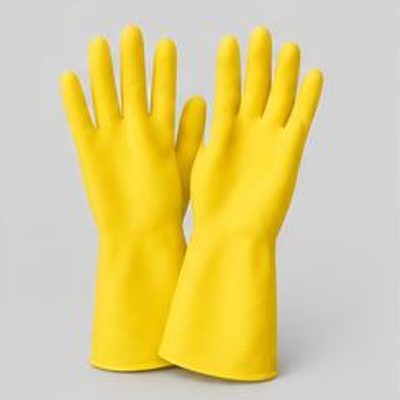 Rubber Cleaning Gloves