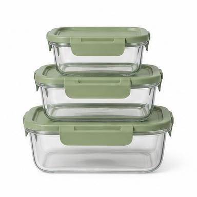 Airtight Food Storage Containers, Set of 3