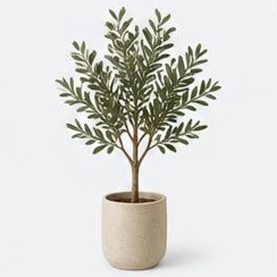 Faux Olive Tree in Pot