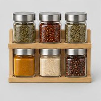 Spice Jar Set with Labels