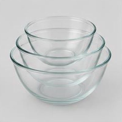 Glass Mixing Bowl Set