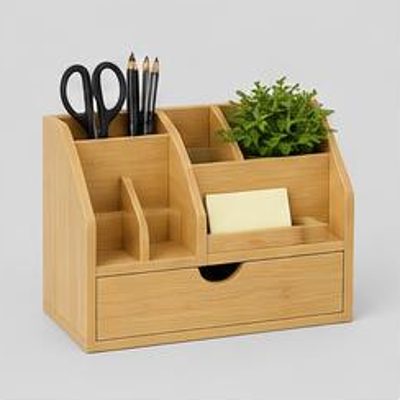 Bamboo Desk Organizer