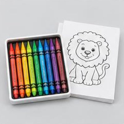 Crayon & Coloring Set